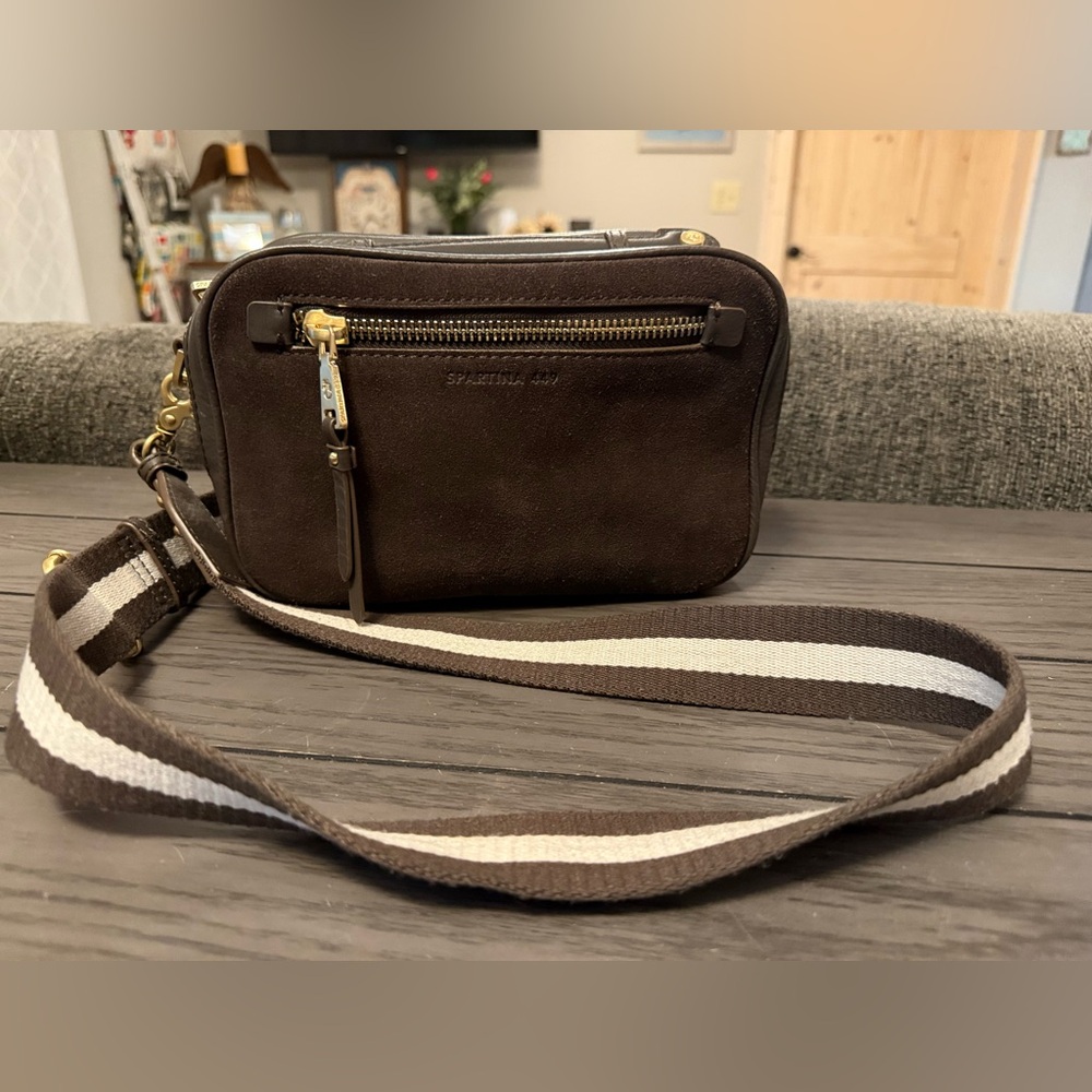 Spartina Ellie Crossbody in Espresso/Brown, never used